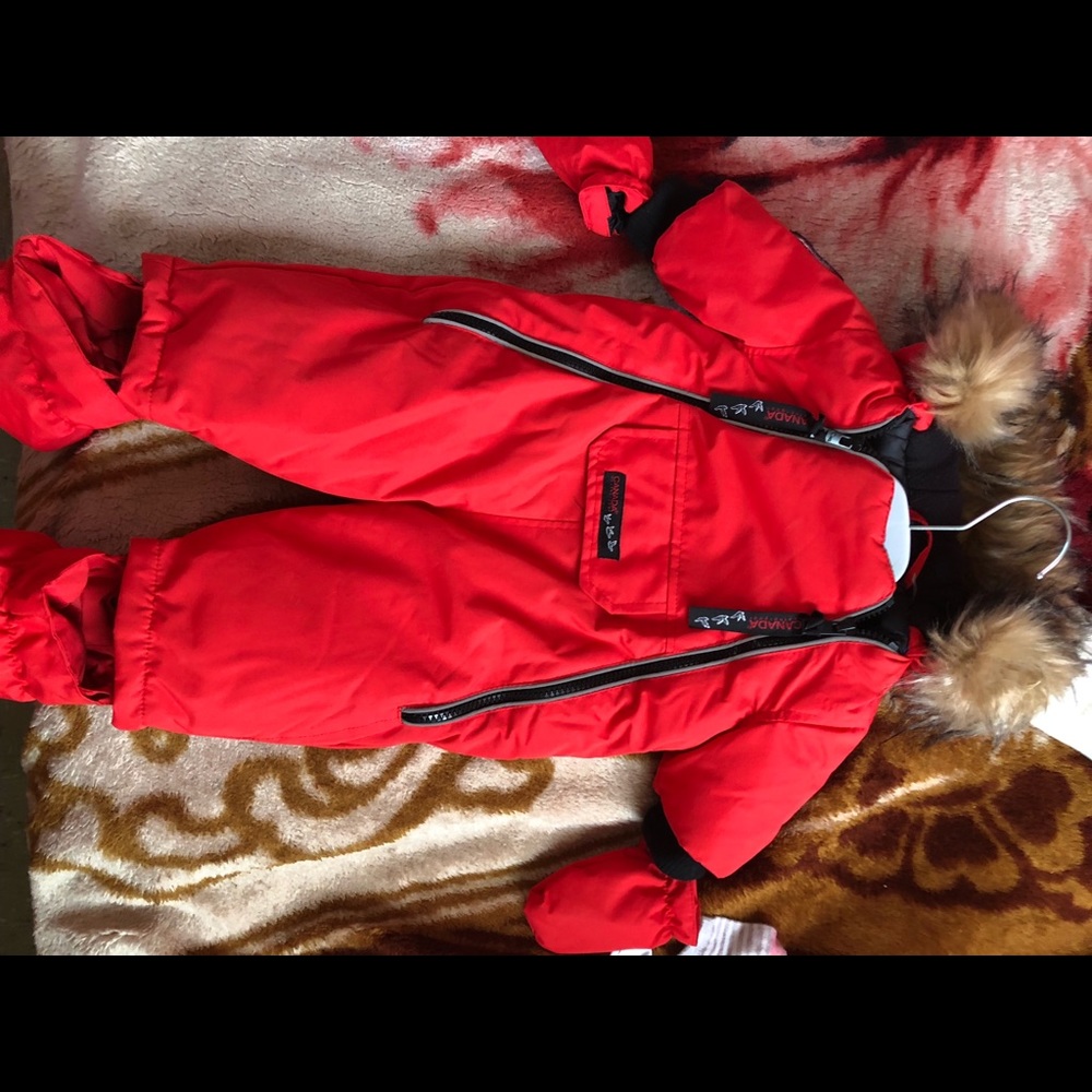 Baby winter snowsuit